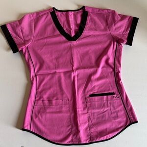 Nrg by Barco uniforms pink and black top